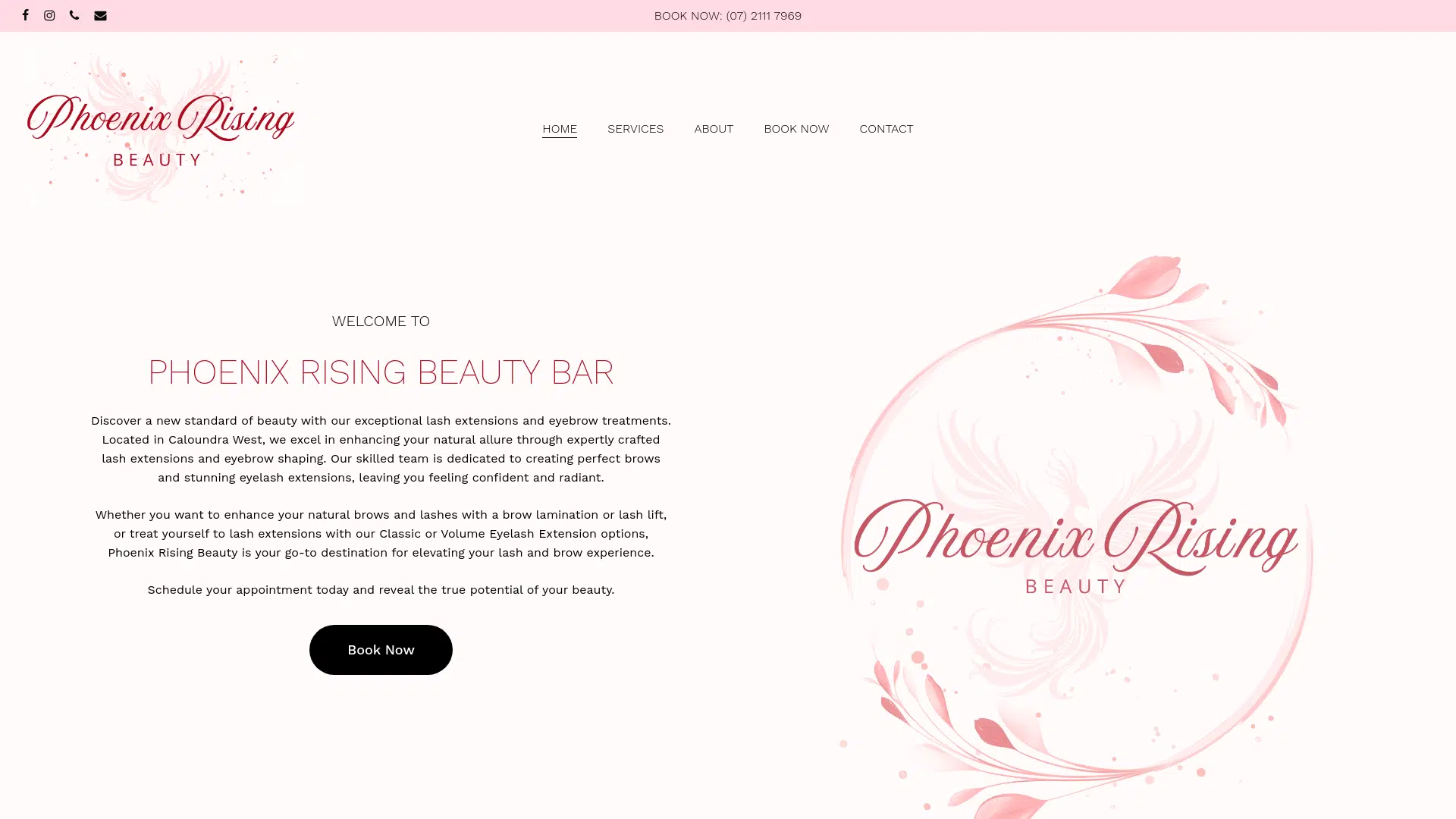 Beauty Salon Website Design